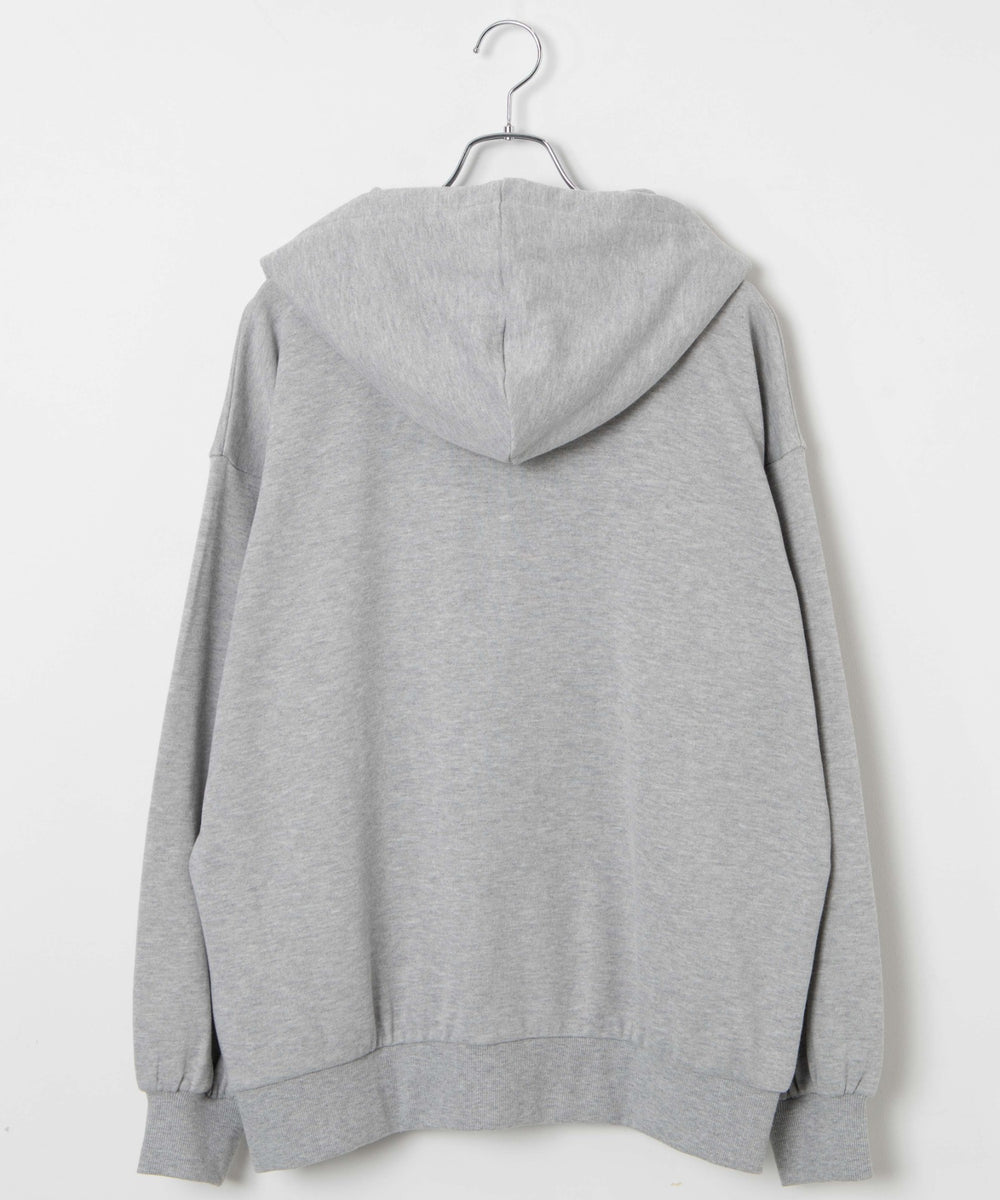 【スクール】ルーズフィットジップパーカー