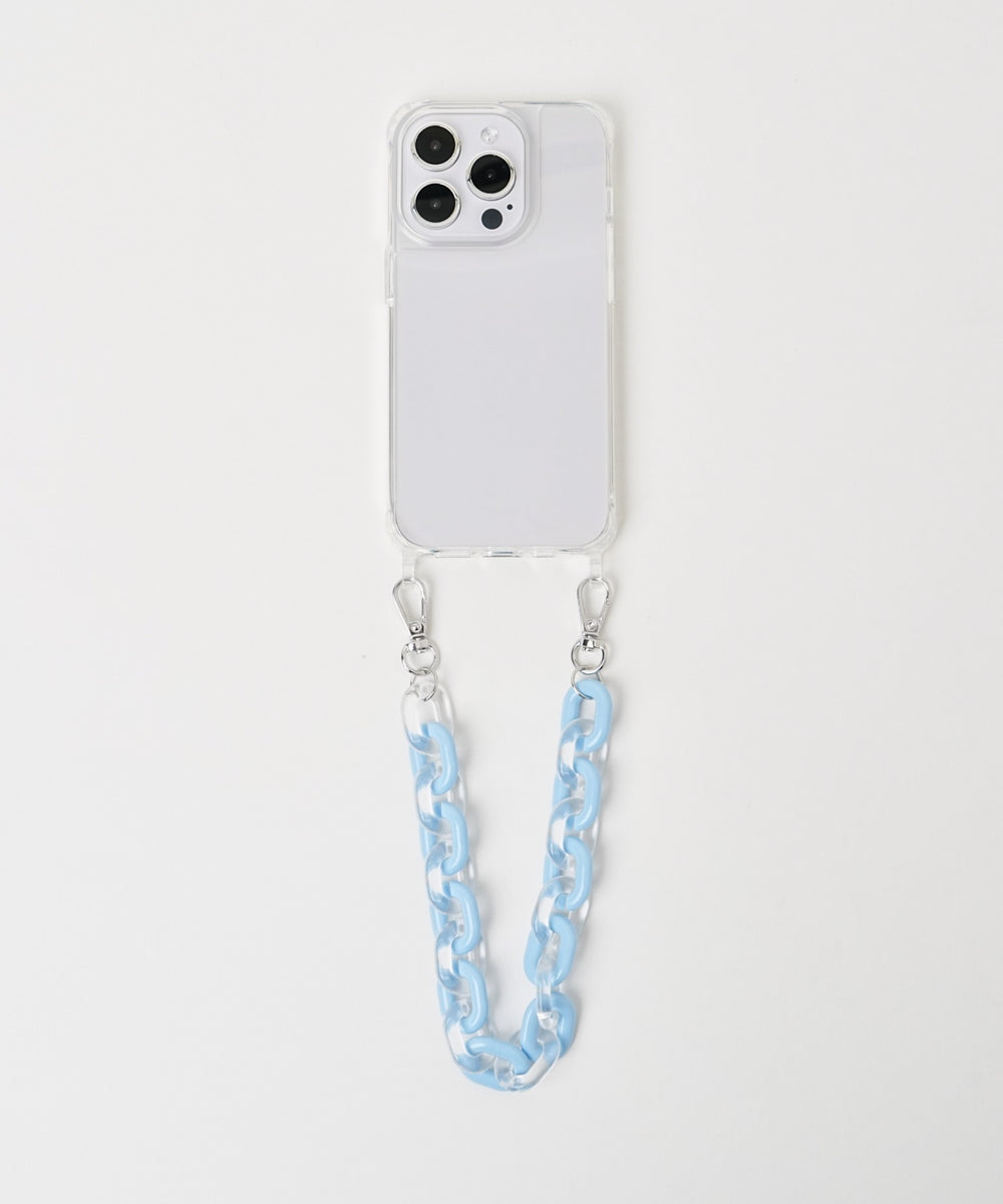 クリアチェーンハンドストラップ