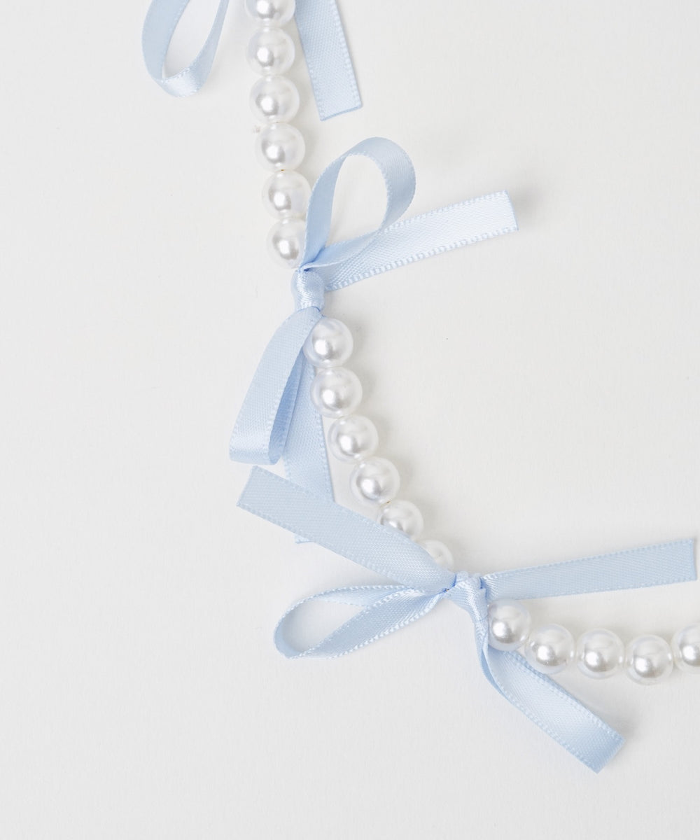リボンパールハンドストラップ
