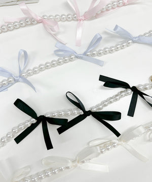 リボンパールハンドストラップ