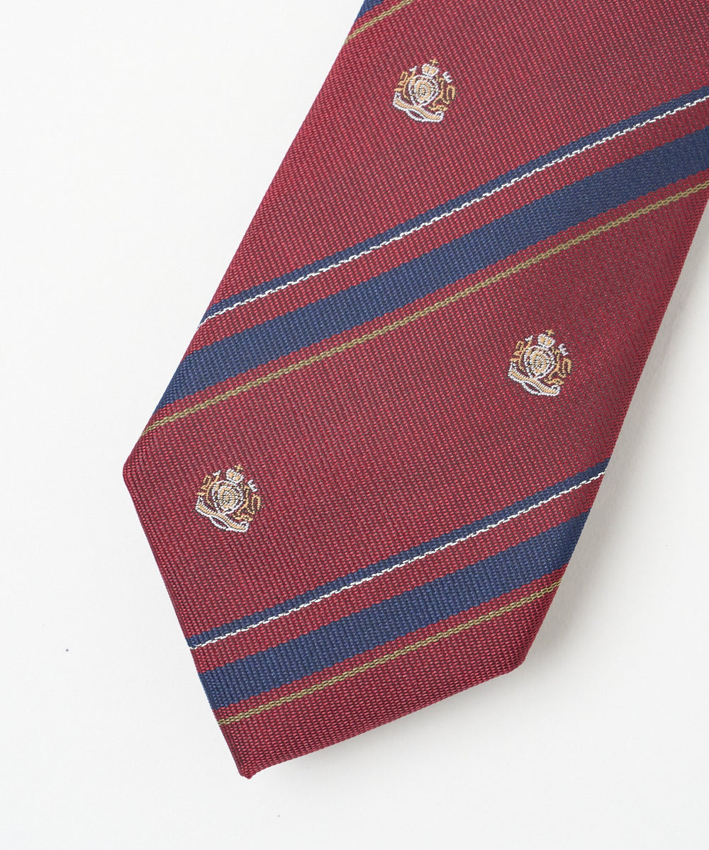 メンズエンブレム柄スクールネクタイ
