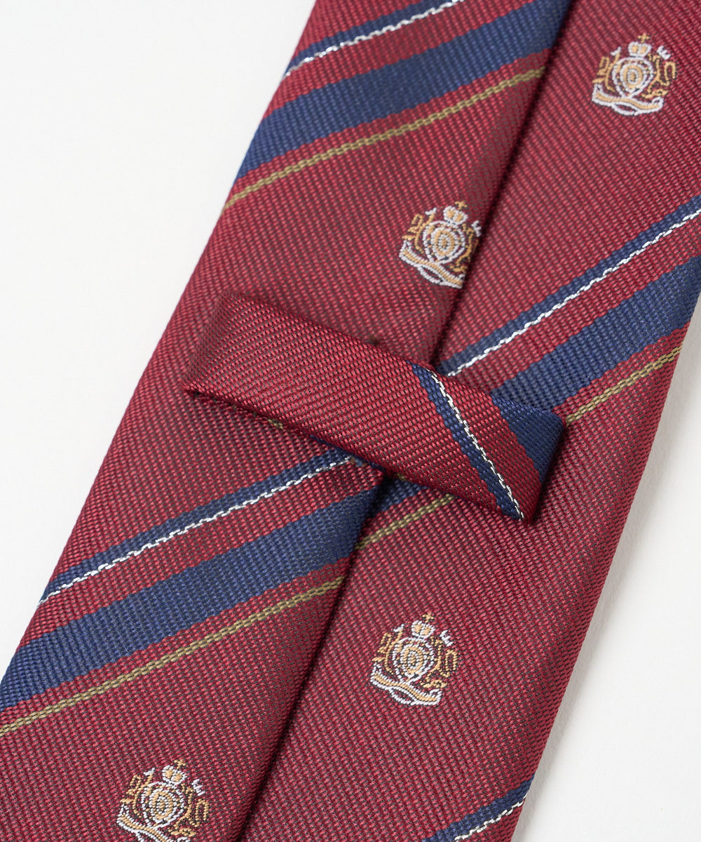 メンズエンブレム柄スクールネクタイ