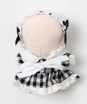 ギンガムチェックぬいメイドセット10cm