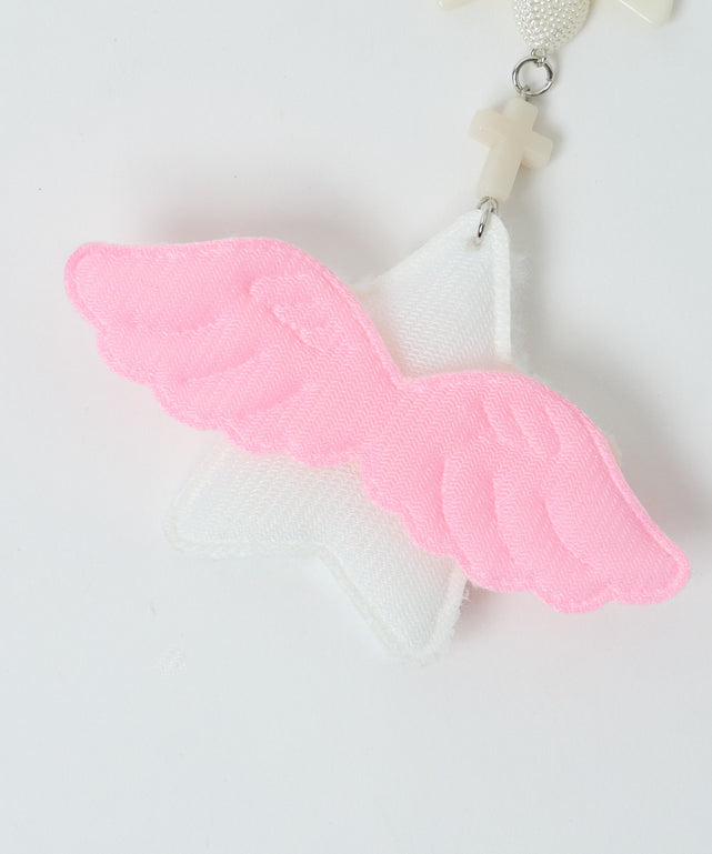 ふわふわウィングストラップキーホルダー