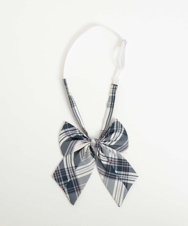 チェックスクールリボン