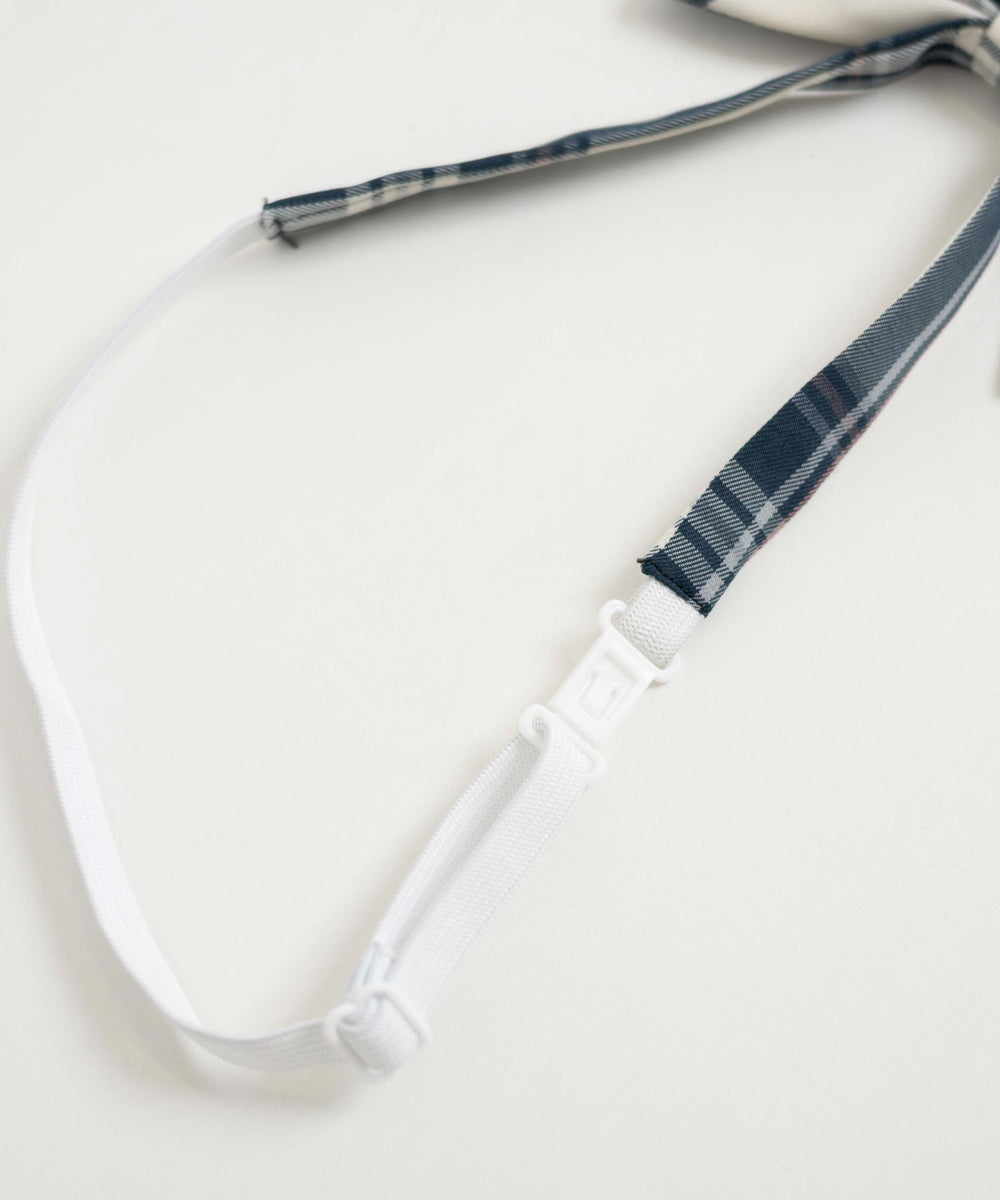 チェックスクールリボン