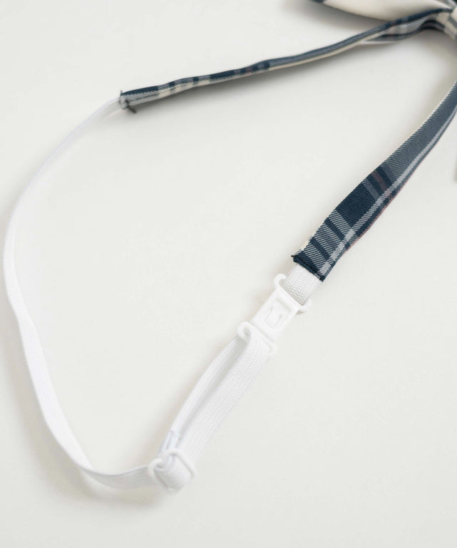 チェックスクールリボン