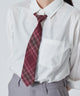 チェックスクールネクタイ/レッドチェック１