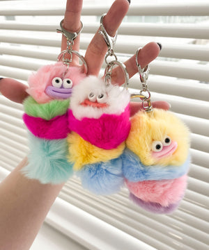 イモムシモンスターぬいキーホルダー