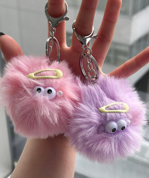 フワフワモンスターぬいキーホルダー
