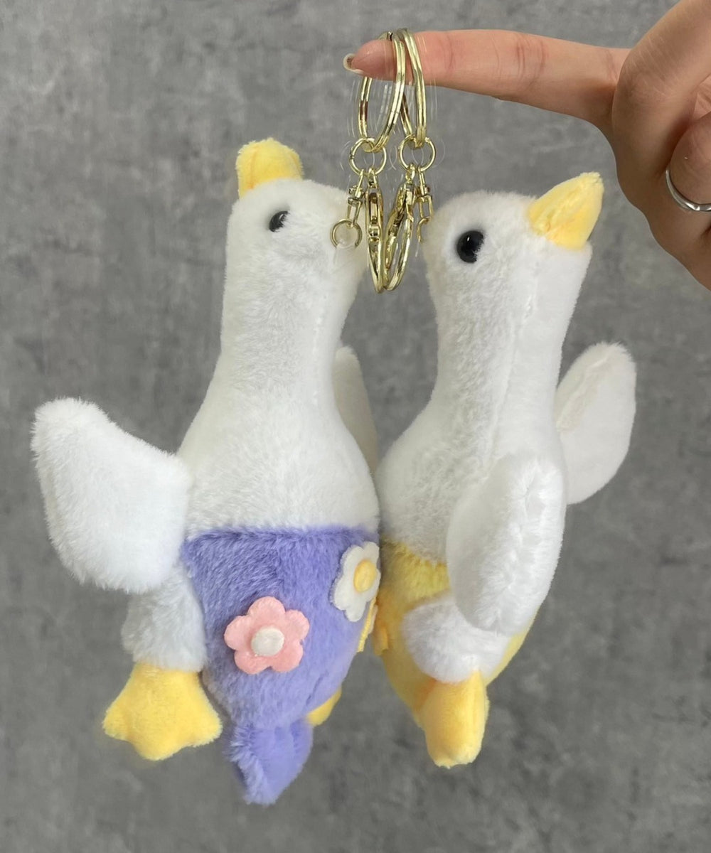 おはなあひるぬいぐるみキーホルダー