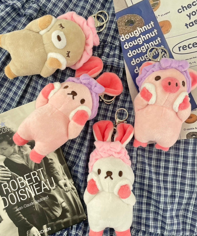 洗顔あにまるぬいぐるみキーホルダー