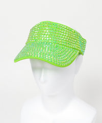 カラフルビジューサンバイザー