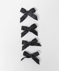 カラフルプチリボンヘアクリップ4P