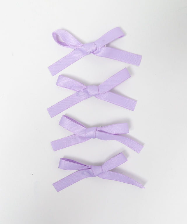 カラフルリボンヘアクリップ4P/カラフルリボンヘアクリップ4P