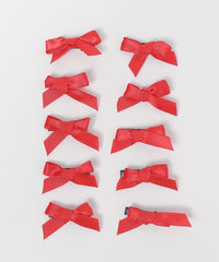 リボンヘアクリップセット10P