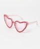 ボールドビジューカラーサングラス/ピンク