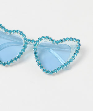 ボールドビジューカラーサングラス