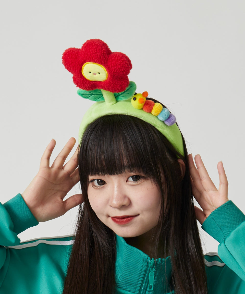 柄４：お花さん（レッド）