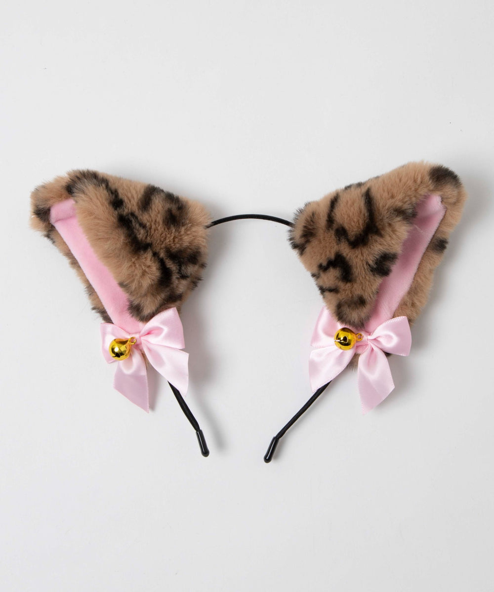 柄１：ネコ（ヒョウ柄×ピンク）