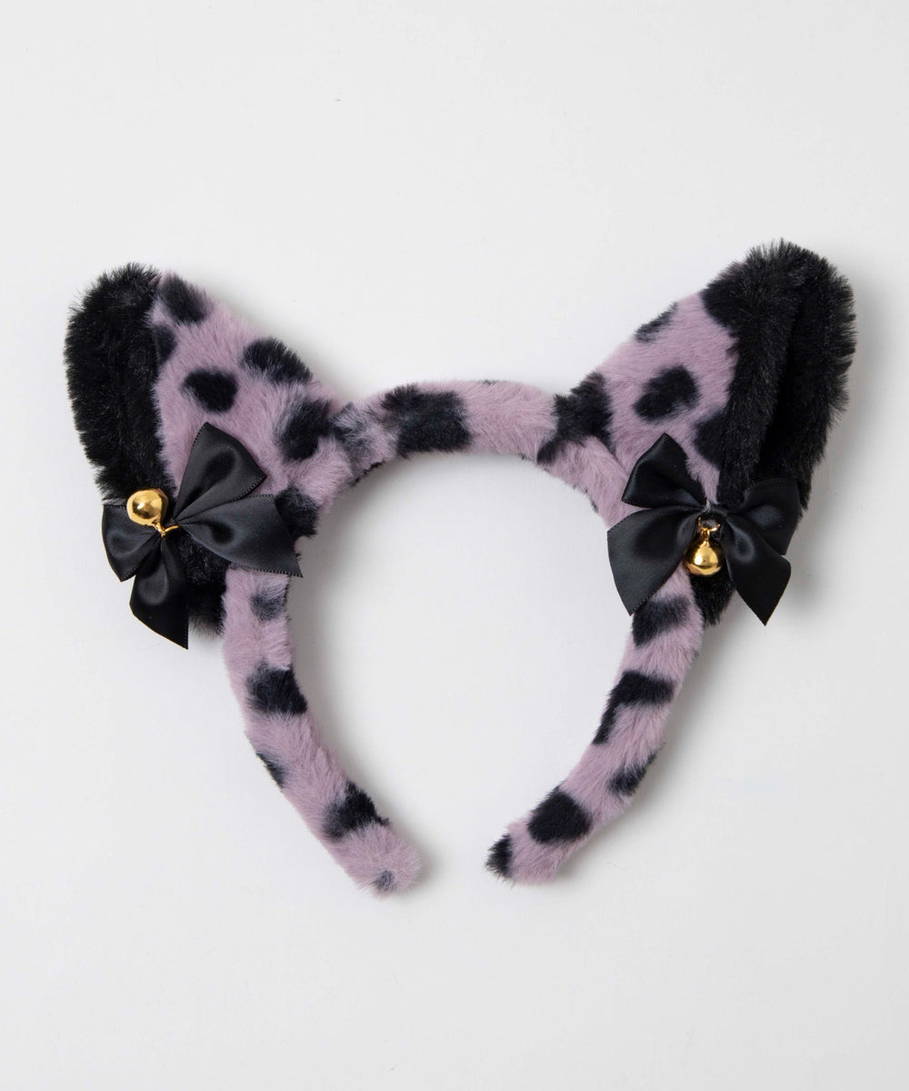 柄３：ネコ（パープルヒョウ柄）