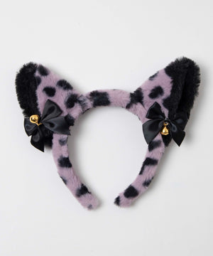 柄３：ネコ（パープルヒョウ柄）