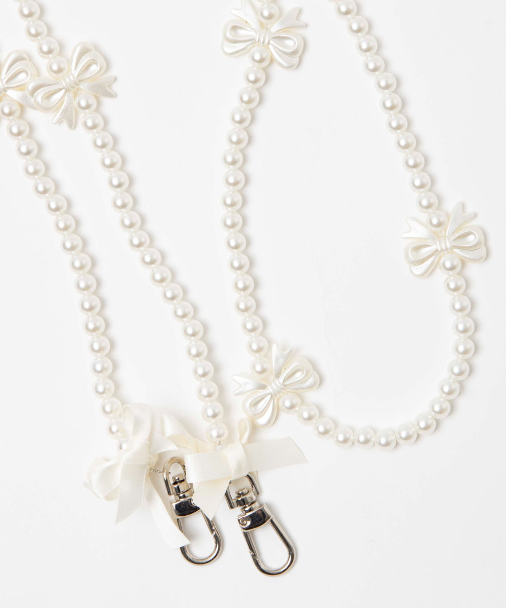 リボンモチーフストラップ