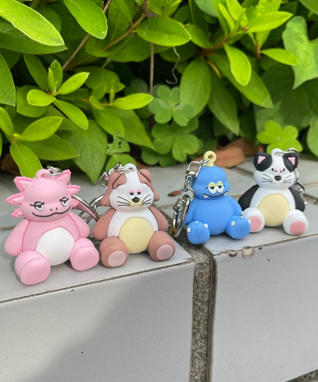 立体モチーフーキーホルダー