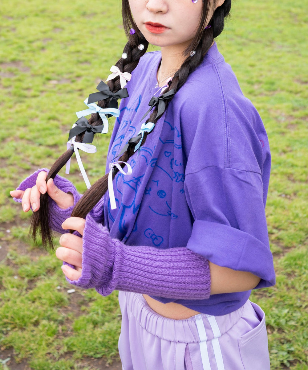 パープル モデル:160cm XL着用