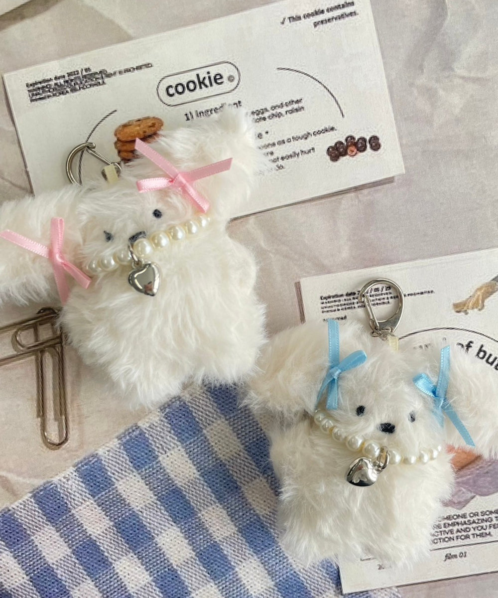 ぷりりんわんこぬいぐるみキーホルダー