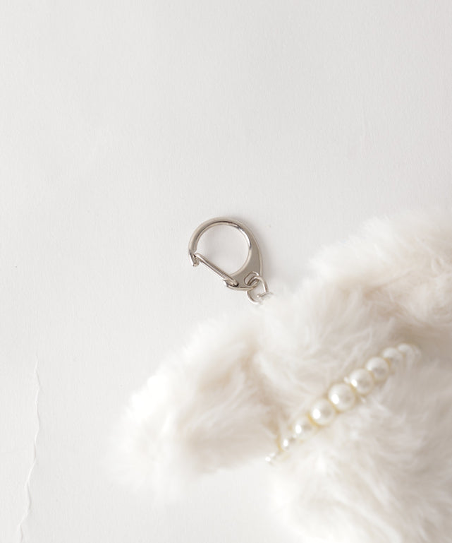 ぷりりんわんこぬいぐるみキーホルダー