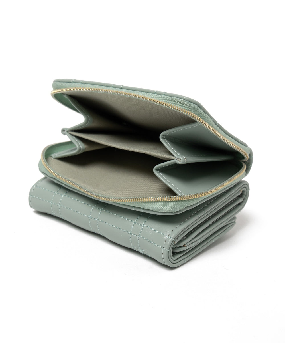 フラワーキルティングウォレット