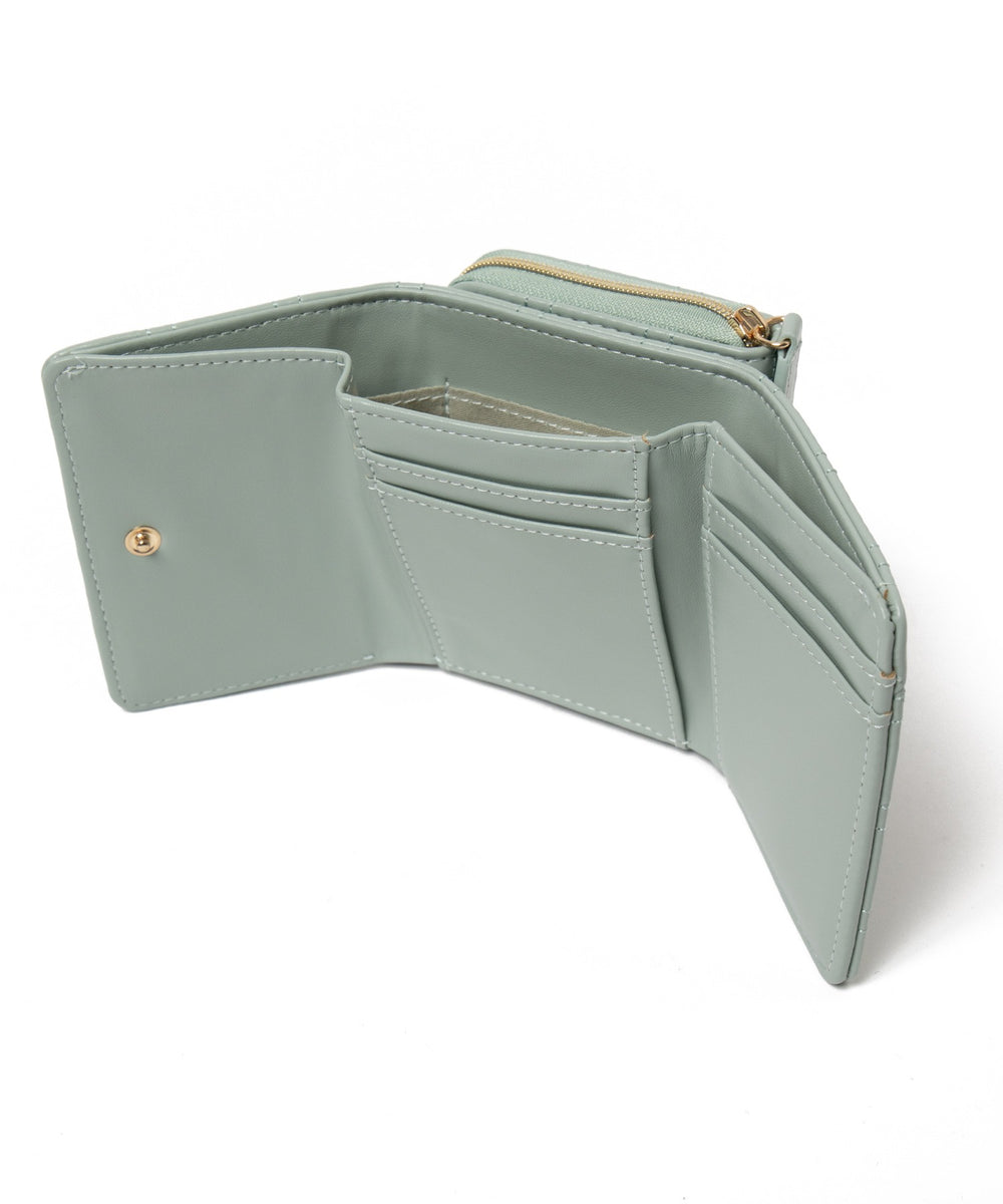 フラワーキルティングウォレット