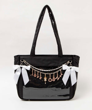 ゴールドビジューアルファベットDIYチャーム15ｍｍ