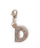 ゴールドビジューアルファベットDIYチャーム21ｍｍ/D（柄4）