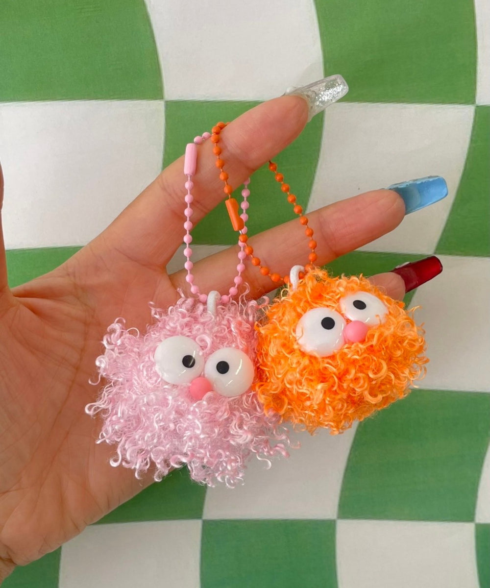 ミニポワポワモンスターぬいぐるみキーホルダー