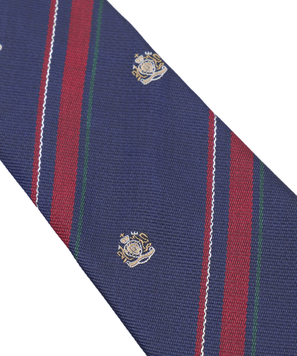 エンブレム柄スクールネクタイ