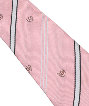 エンブレム柄スクールネクタイ