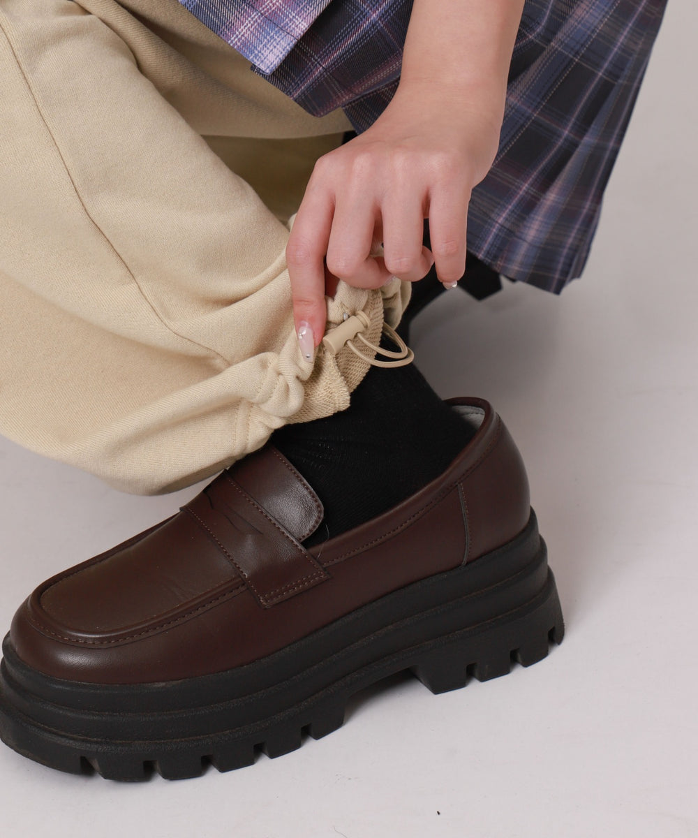 【スクール】イージーストレートスウェットパンツ