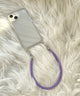 ビジューハンドストラップ/パープル