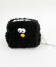 もこもこモンスターポーチ/ブラック
