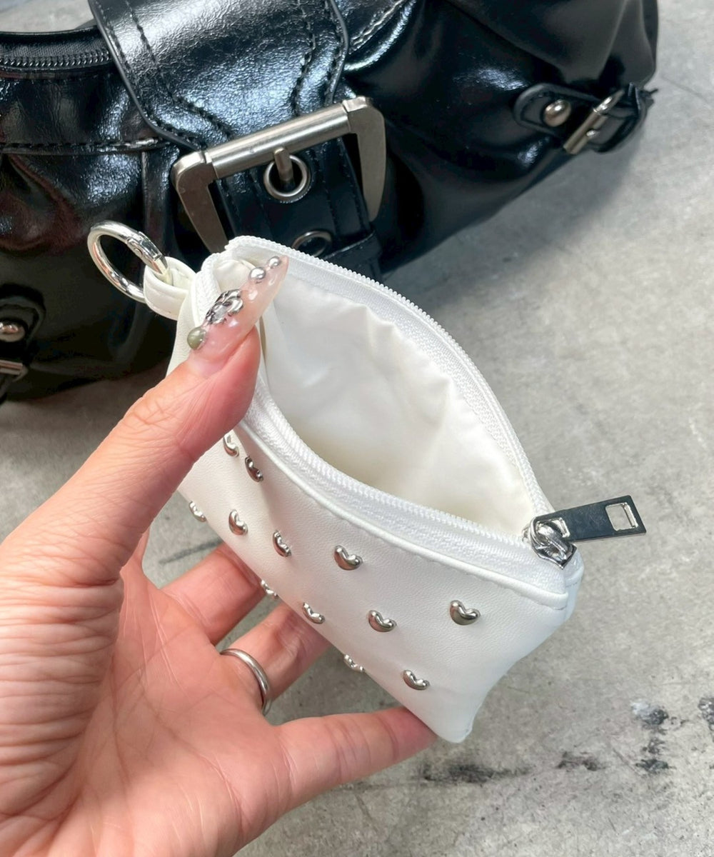 スタッズミニポーチ