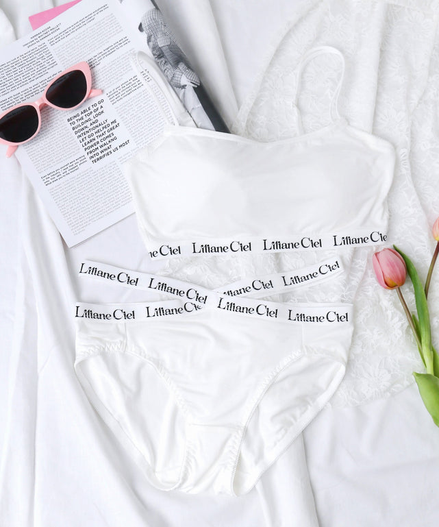 Liliane Ciel ロゴテープ/ホワイト