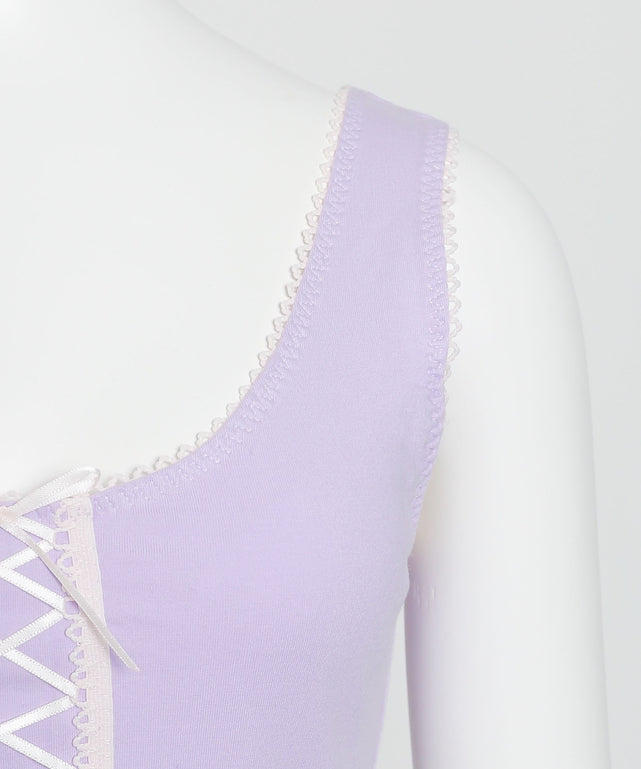 Liliane Ciel レースアップリボン