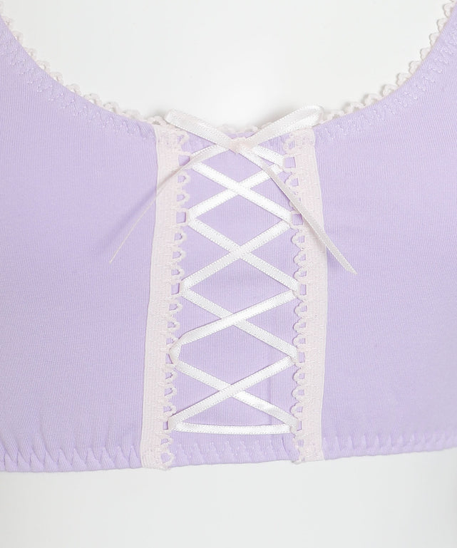 Liliane Ciel レースアップリボン