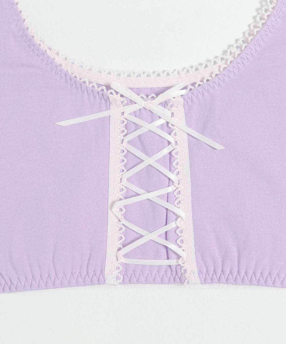 Liliane Ciel レースアップリボン