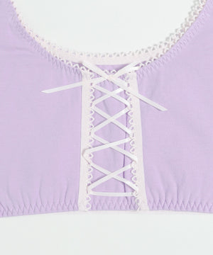 Liliane Ciel レースアップリボン