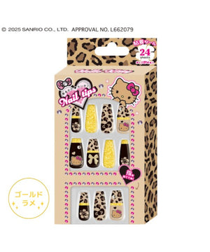 柄2：ハローキティ(ヒョウ柄ブラウン)