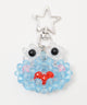ケロチャンビーズキーホルダー/ブルー