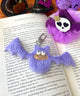 ミニハピハピコウモリモンスターぬいぐるみキーホルダー/パープル